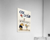 1969 Cal UCLA Cartoon Art Remix Acrylic Print