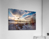 Frozen Lake Sunrise Acrylic Print