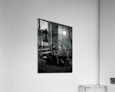 couple at night cemetery Acrylic Print