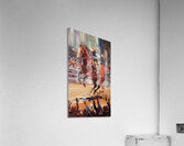 an impressionistic impasto oil painting  uMwomQ R Acrylic Print