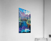 an impressionistic impasto oil painting  X blNRsX Acrylic Print