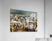 1950s Arkansas Razorback Football Game Day Acrylic Print