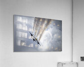 Blue Angels Diamond Pattern Acrylic Print