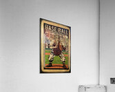Early 1900s Baseball Catcher Art Remix Acrylic Print