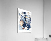 1975 Dallas Cowboys Art Remix Acrylic Print