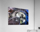 Abstract Graffiti Tunnel                                                                                                                      Acrylic Print