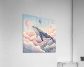 The Flying Whale in the Dawn Sky Acrylic Print