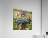 1950 Football Players Art Remix Acrylic Print