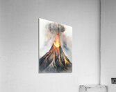 Fiery Awakening – Eruption of Nature’s Power Acrylic Print