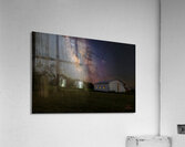 Milky Way over Diona Building by E. Farmer & M. Killion Acrylic Print