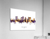 Fort Worth Texas Skyline Acrylic Print