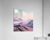 The Whispering Dunes of Jupiters Moon Acrylic Print