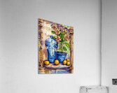 Arte 047 still life with blue china red Acrylic Print