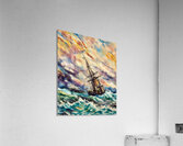 ArtXcl  025 Ship in the Stormy Sea 1887 By Aivazovsk Acrylic Print