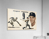 1960s Roger Maris Yankees Art Remix Acrylic Print