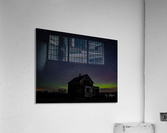 Abandoned house in lights Hi Res    Acrylic Print