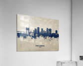 Fort Worth Texas Skyline Acrylic Print