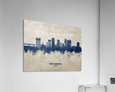 Fort Worth Texas Skyline Acrylic Print