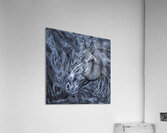 ArtXcl 44 horse portrait paint style Acrylic Print