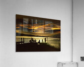 Family Time at Virginia Beach Acrylic Print