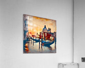 OLD WORLD VENICE......VELVET ABSTRACT Acrylic Print