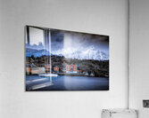 Lofoten Islands Coastal Village in Winter Acrylic Print