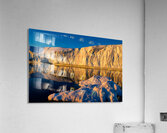 MIDNIGHT SUN ON ICE Acrylic Print