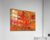 Maple leaves in warm fall colors Acrylic Print