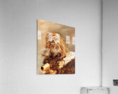 IMG 4235 orange hair mountain man  and bear Acrylic Print