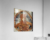 IMG 4296 -cute bear in  hollow log Acrylic Print