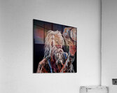 IMG 4205 Old cowboy holding his hat up Acrylic Print