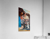 IMG 4146 mountain Man bear and rabbit Acrylic Print