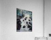 IMG 4225 white waterfall Acrylic Print