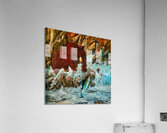 IMG 0310 -fisherman grizzly bear rainbow  trout Acrylic Print