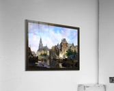 Fantasy Cityscape With The Mauritshuis by Bartholomeus van Hove Acrylic Print