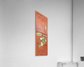 1967 Denver Broncos vs. New York Jets Football Ticket Art  Acrylic Print