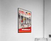 1952 England vs. Belgium Association Football Art   Acrylic Print