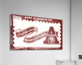 Vintage University of Alabama Art   Acrylic Print