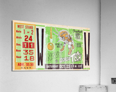 1965 Navy vs. Georgia Tech Ticket Stub Canvas Acrylic Print