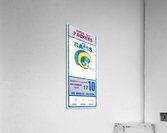 1978 Green Bay Packers vs. LA Rams Ticket Art Acrylic Print