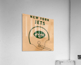 1971 New York Jets Vintage Helmet Art Acrylic Print
