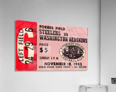 1962 Pittsburgh Steelers vs. Washington Redskins Acrylic Print