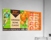 1963 Orange Bowl Alabama Win Acrylic Print