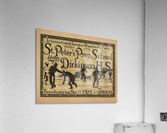 1925 St. Peters Prep Football Ticket Art Acrylic Print