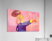 Quarterback Art_Vintage Football Artwork Prints_Row One Abstract Sports Art Acrylic Print