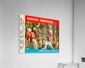 1974 Nebraska Ticket Remix Acrylic Print
