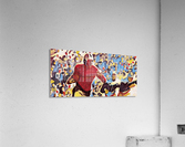 1937 Vintage Football Art Running Back Artwork Acrylic Print