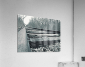 Railroad Tracks - Black & White Acrylic Print