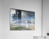 She chased the moon Acrylic Print