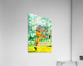 California Bears Watercolor Football Punter Acrylic Print